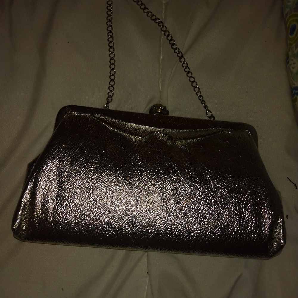 Vintage sliver clutch